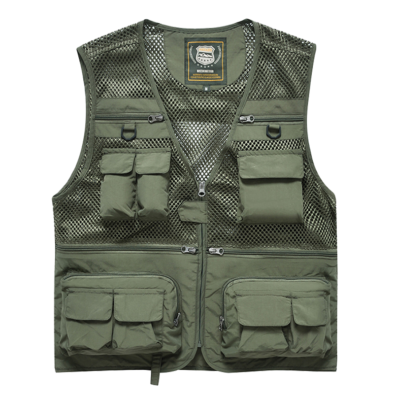 Fishing Kit Compact - New outdoor multi pocket vest photography