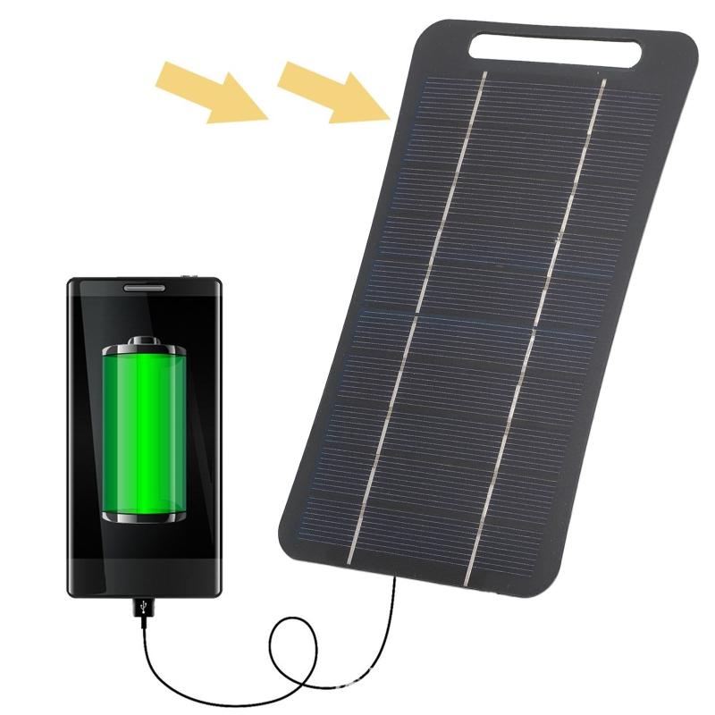 Solar Emergency Charger - 2W Solar Charger Portable W/USB-C Fast
