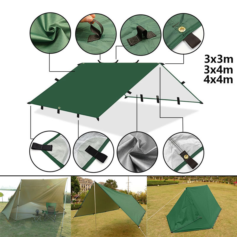 4x4m 4x3m 3x3m 19 Hang Points  - огляд і ціна Emergency Mylar Tent