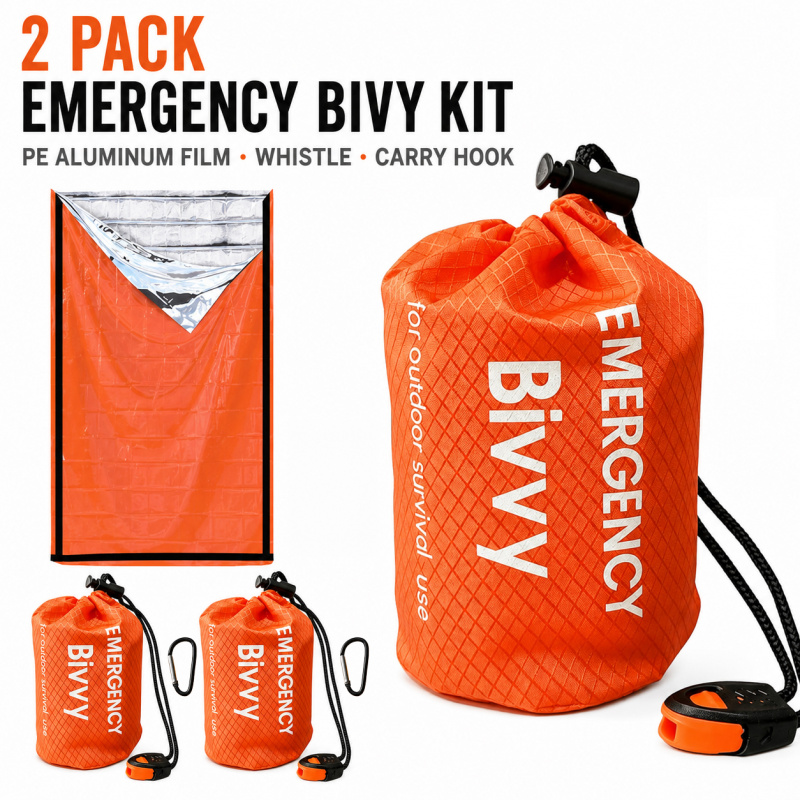 2 Pack Emergency Sleeping Bag, - огляд і ціна Bivy Bag Emergency