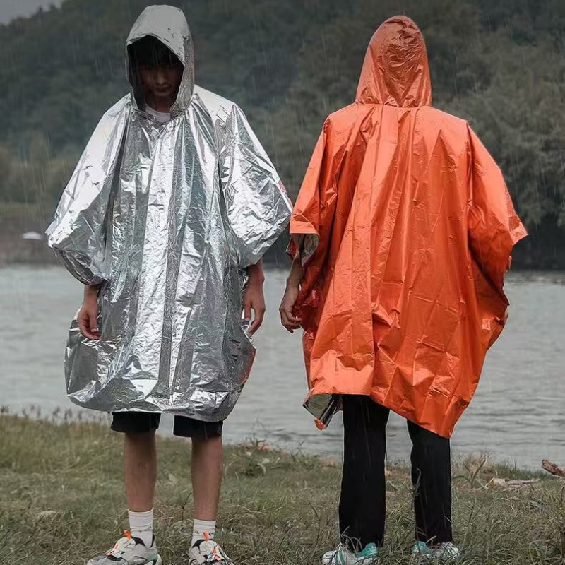 1PC/2PCS/4PCS Emergency Rain P - огляд і ціна Emergency Poncho Rain