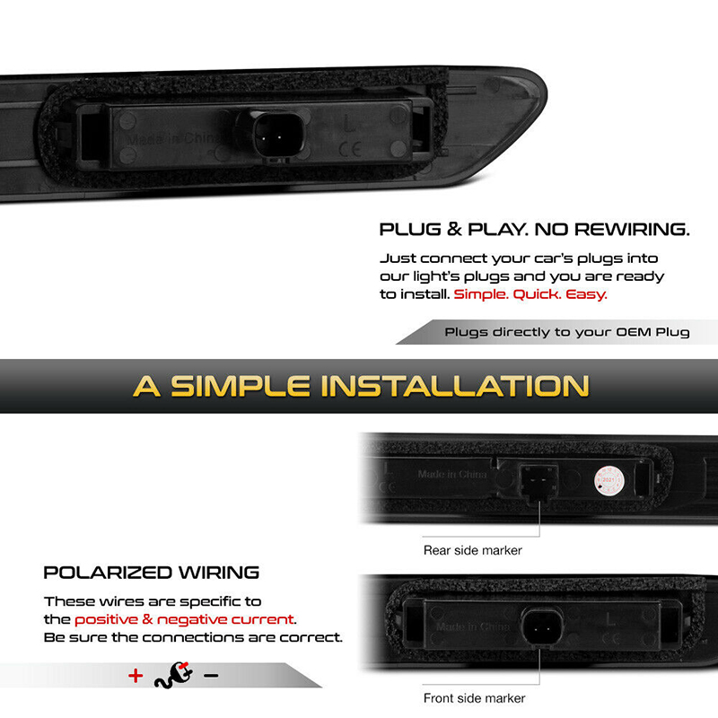 Smoked Lens Front Amber / Rear - огляд і ціна Signal Flare Kit