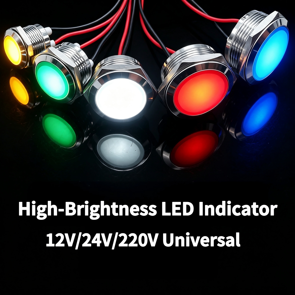 Metal LED Indicator Light 12mm - огляд і ціна Signal Panel Orange