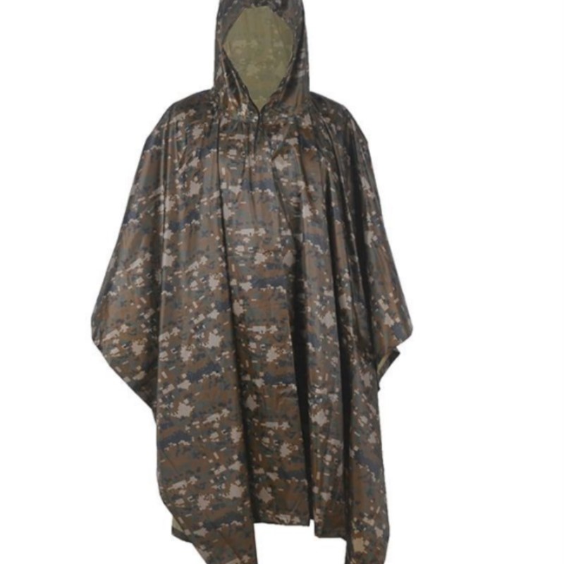 PVC/PU Camouflage Tactical Rai - огляд і ціна Emergency Poncho Rain
