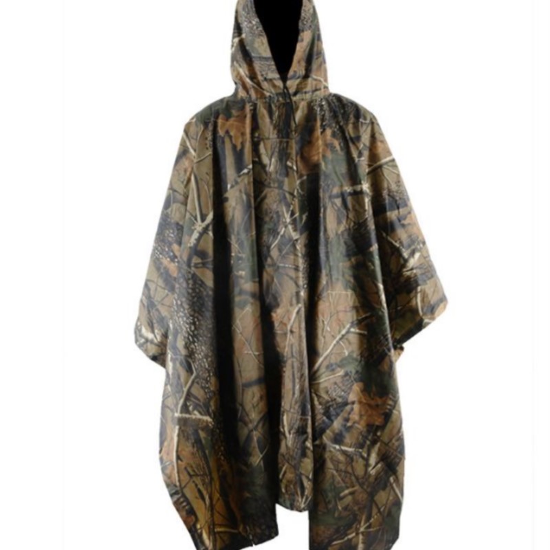 PVC/PU Camouflage Tactical Rai - огляд і ціна Emergency Poncho Rain