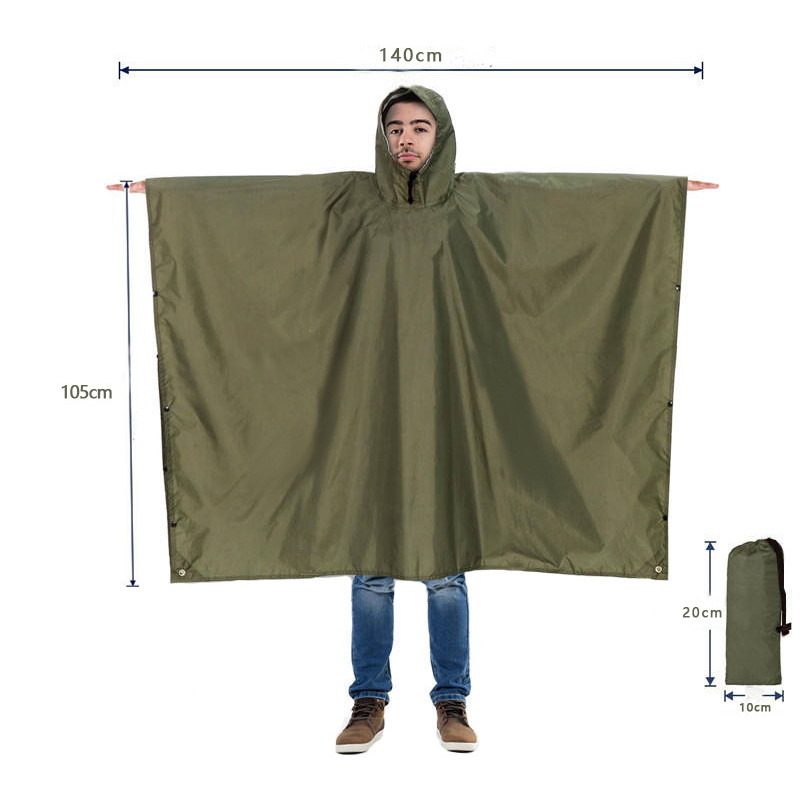 Heavy Duty Rain Poncho For Bac - огляд і ціна Emergency Poncho Rain