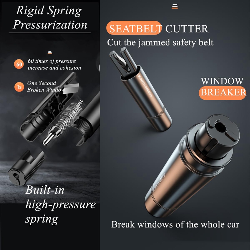 2 In 1 Car Safety Hammer Emerg - огляд і ціна Rescue Rope Throw