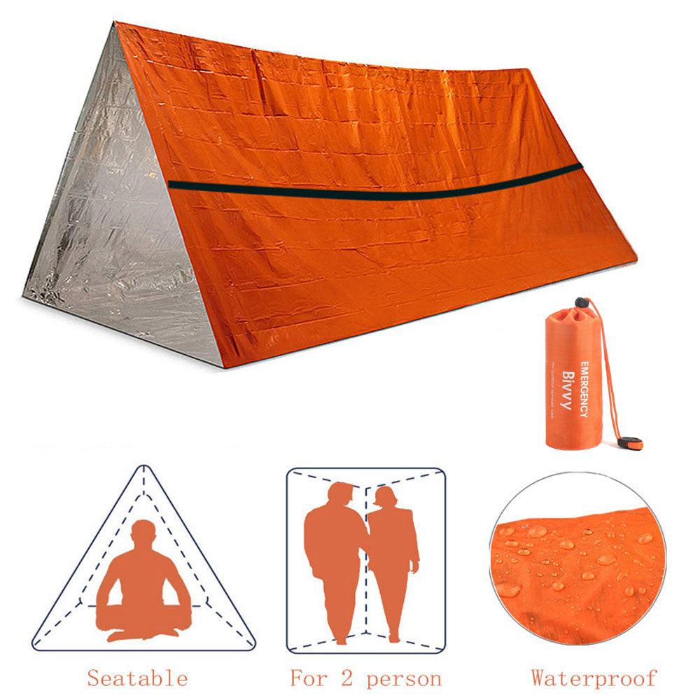 2 Person Emergency Shelter Biv - огляд і ціна Emergency Mylar Tent