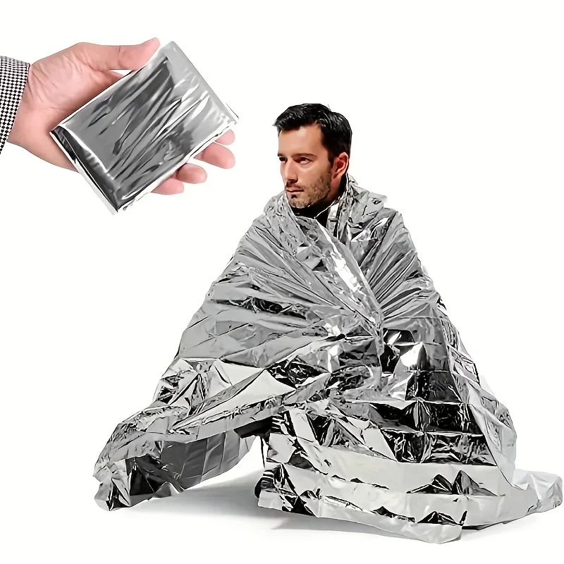 1pcs Outdoor survival portable - огляд і ціна Survival Blanket Reflective