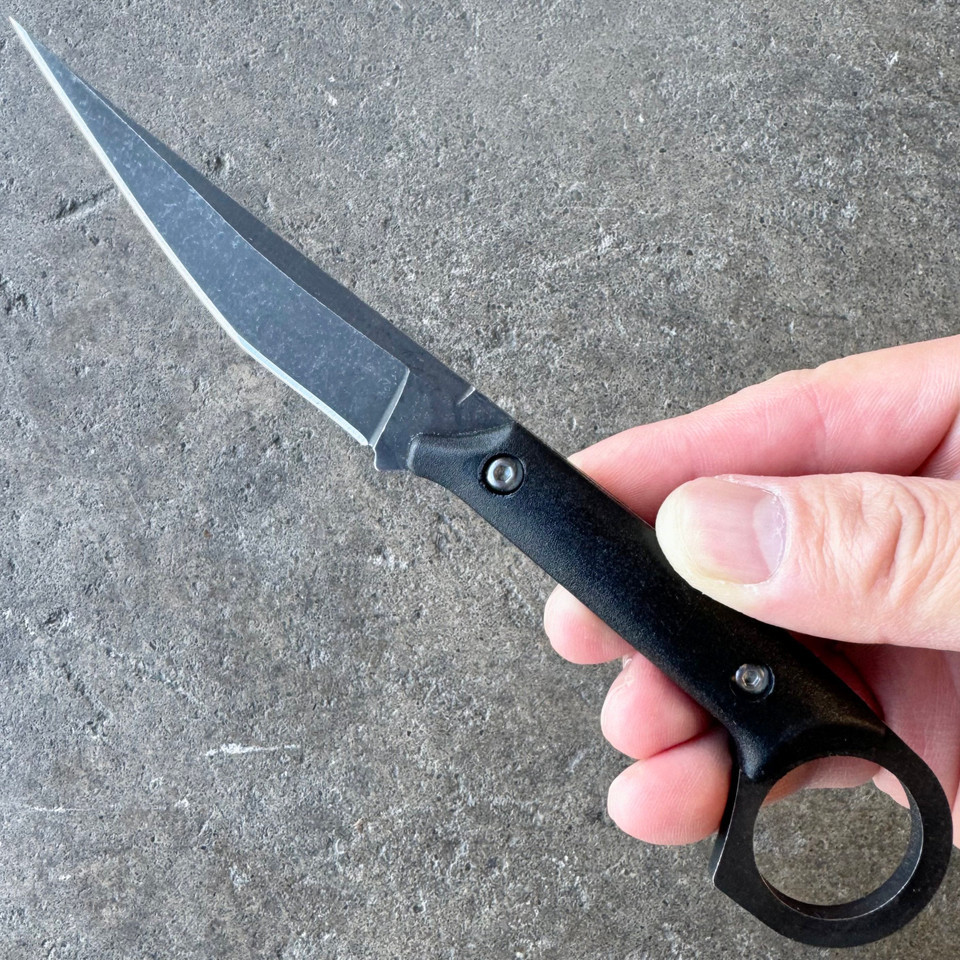 Black Fixed Blade Knife with 5 - огляд і ціна Bushcraft Knife Fixed