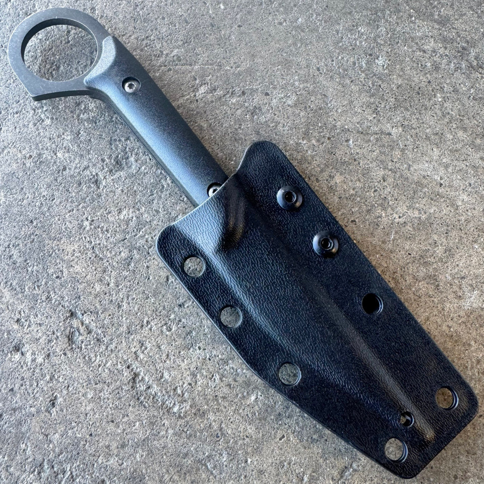 Black Fixed Blade Knife with 5 - огляд і ціна Bushcraft Knife Fixed