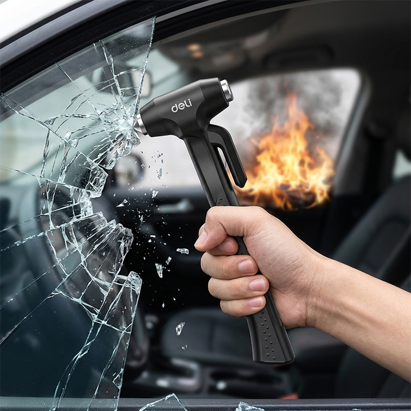 DELI Portable Car Safety Hamme - огляд і ціна Rescue Rope Throw
