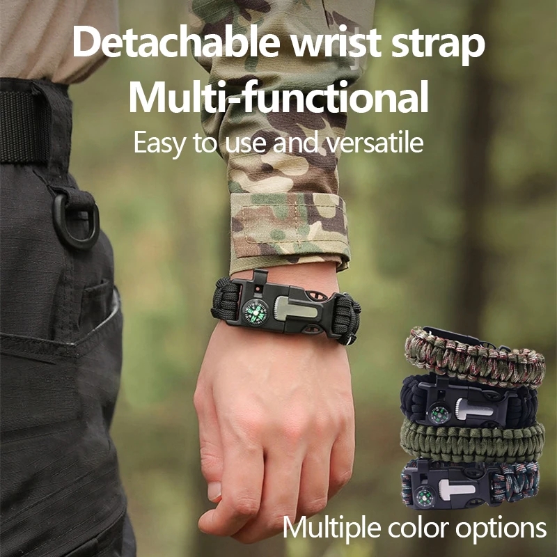 Five in One Compass Bracelet w - огляд і ціна Fire Starting Kit