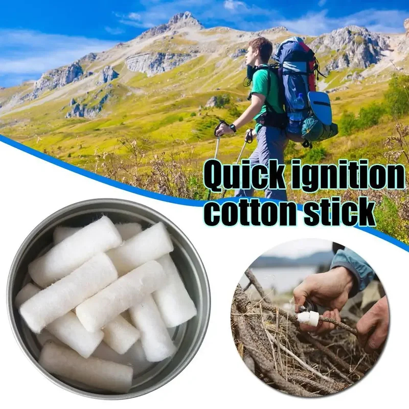 12pcs Outdoor Camping Paraffin - огляд і ціна Fire Starting Kit