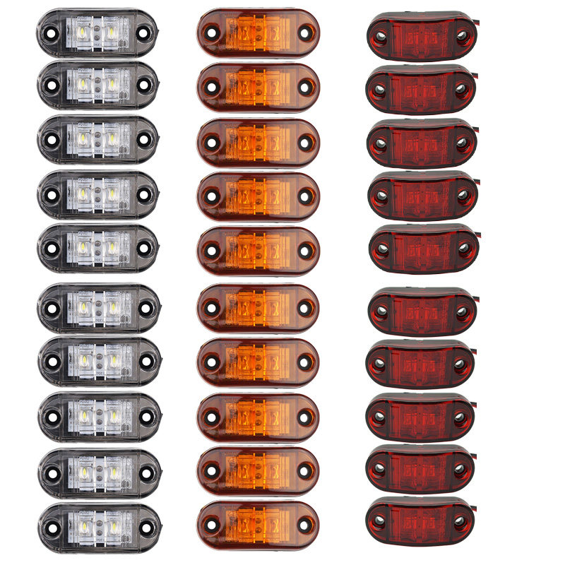 10PCS Warning Lights LEDs Diod - огляд і ціна Signal Panel Orange
