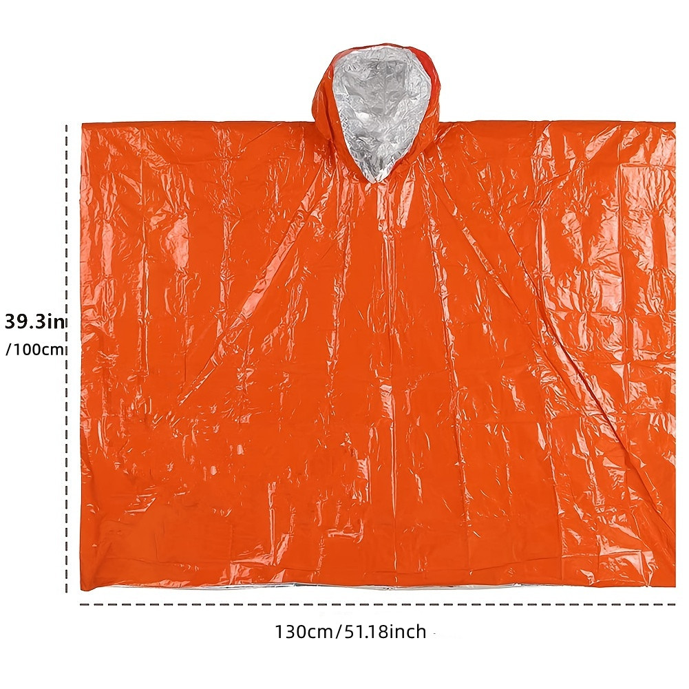 Emergency Disposable Aluminum  - огляд і ціна Emergency Poncho Rain