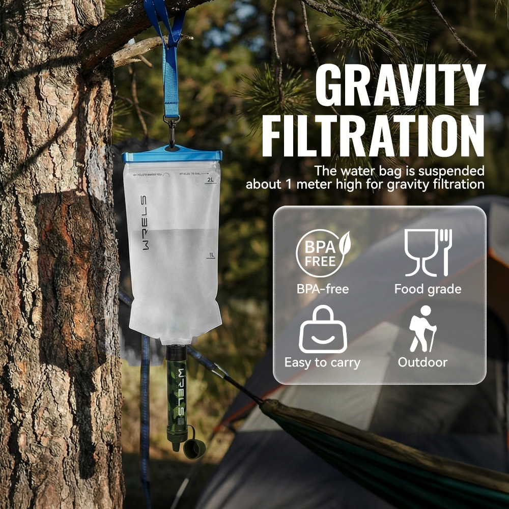 WRELS Camping Outdoor Water Pu - огляд і ціна Water Purification Straw