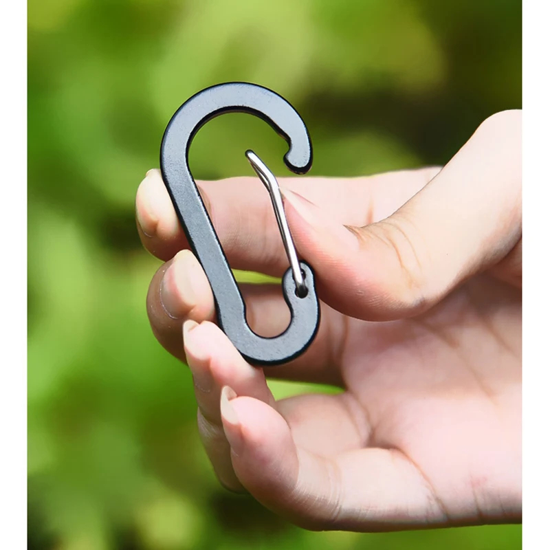 6Pcs Aluminum Alloy Carabiner  - огляд і ціна Fishing Kit Compact
