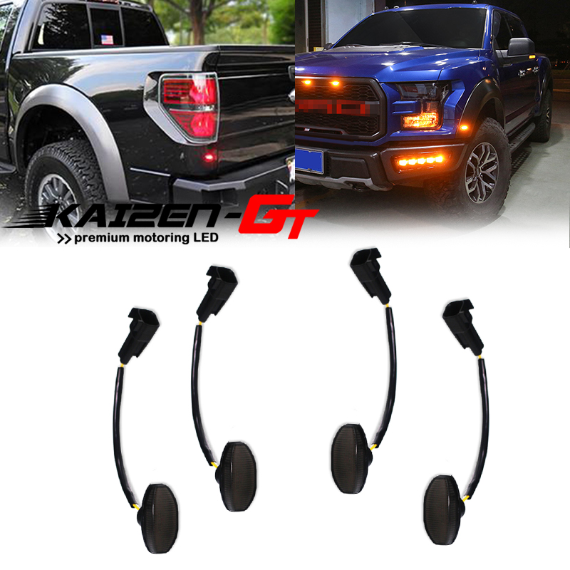 4PCS Smoked Lens Front Amber & - огляд і ціна Signal Flare Kit